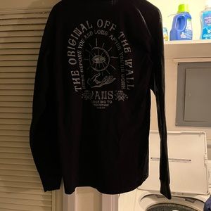 Black Long-sleeved Vans Shirt